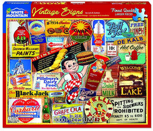 Vintage Signs 1000pc Puzzle