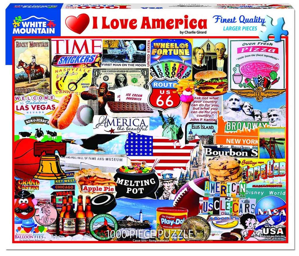 1000pc I Love America Puzzle