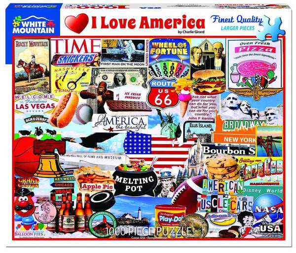 I Love America 1000pc Puzzle