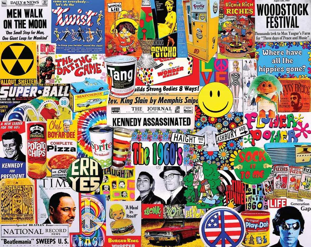 1000pc Life in the 60's Puzzle