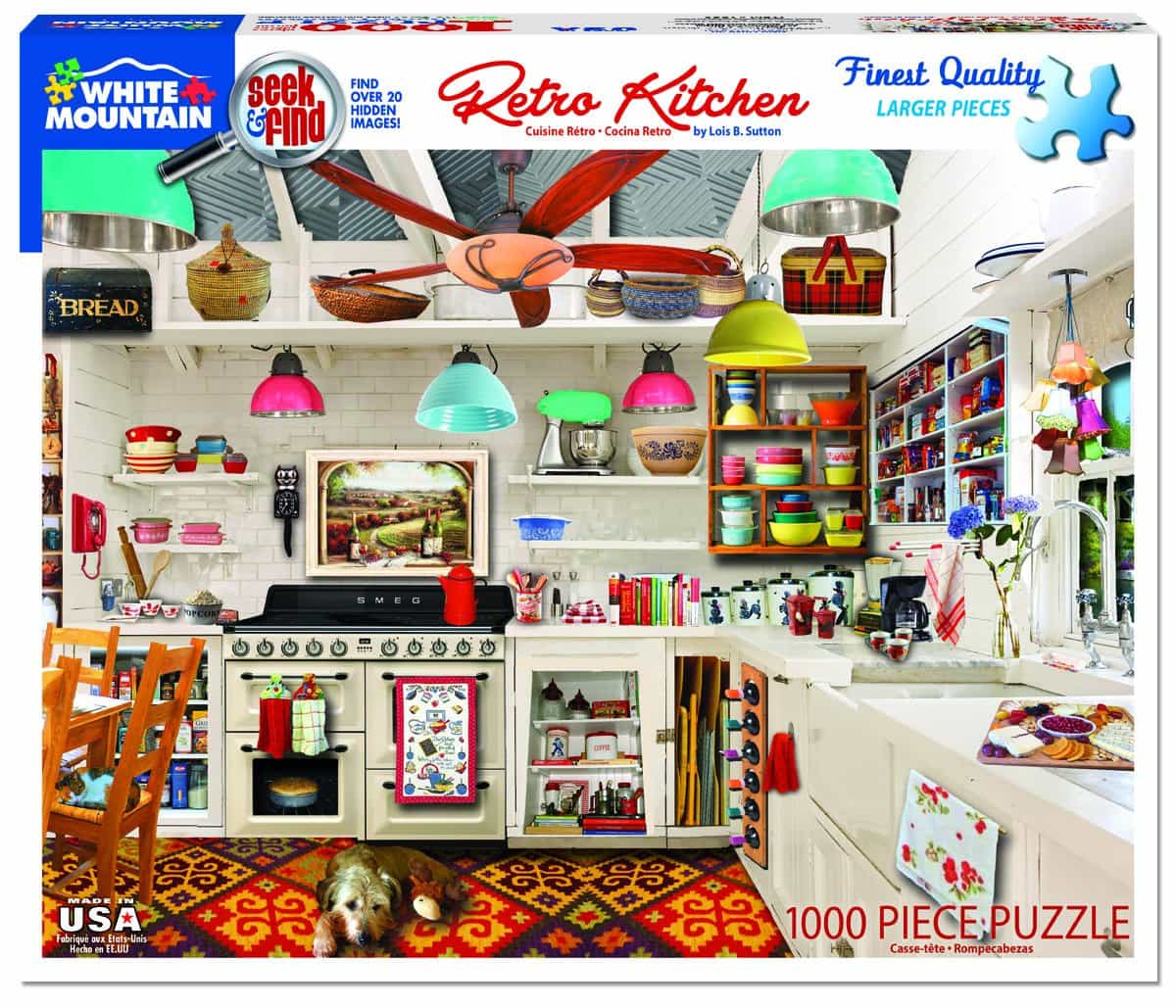 Retro Kitchen Seek & Find 1000pc Puzzle