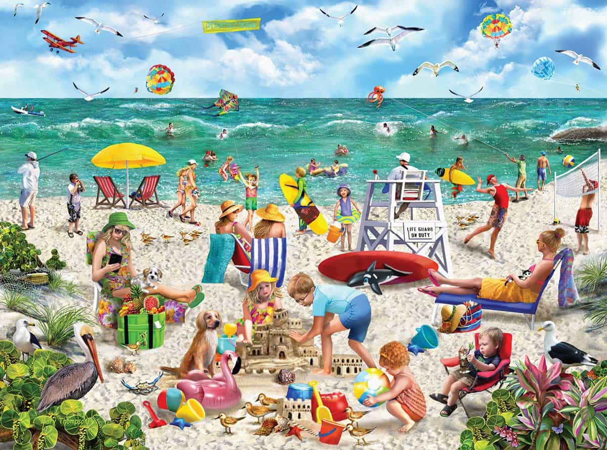 1000pc Beach Day Seek & Find P