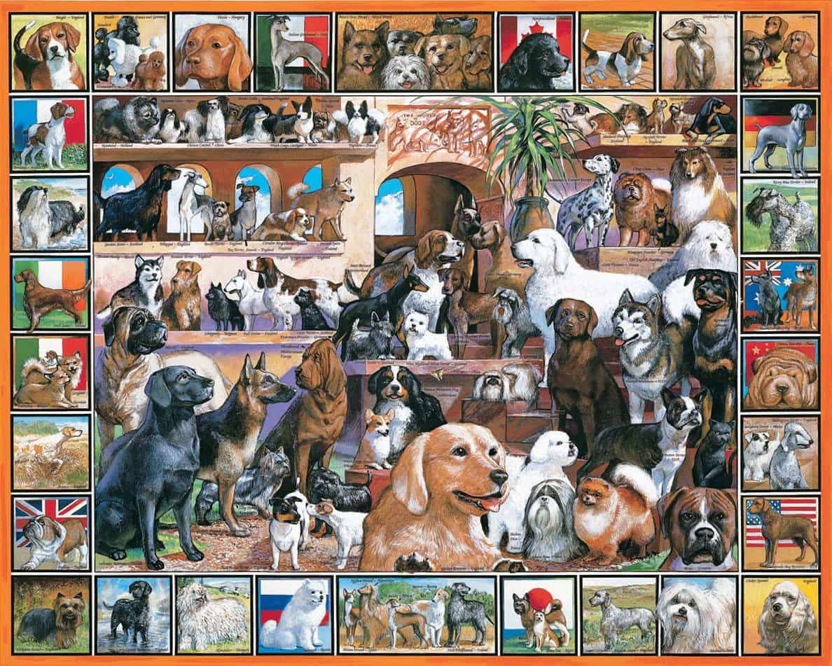 1000pc World of Dogs Puzzle