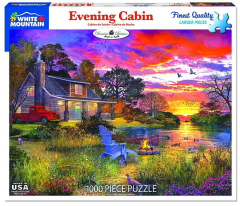 Evening Cabin 1000pc Puzzle