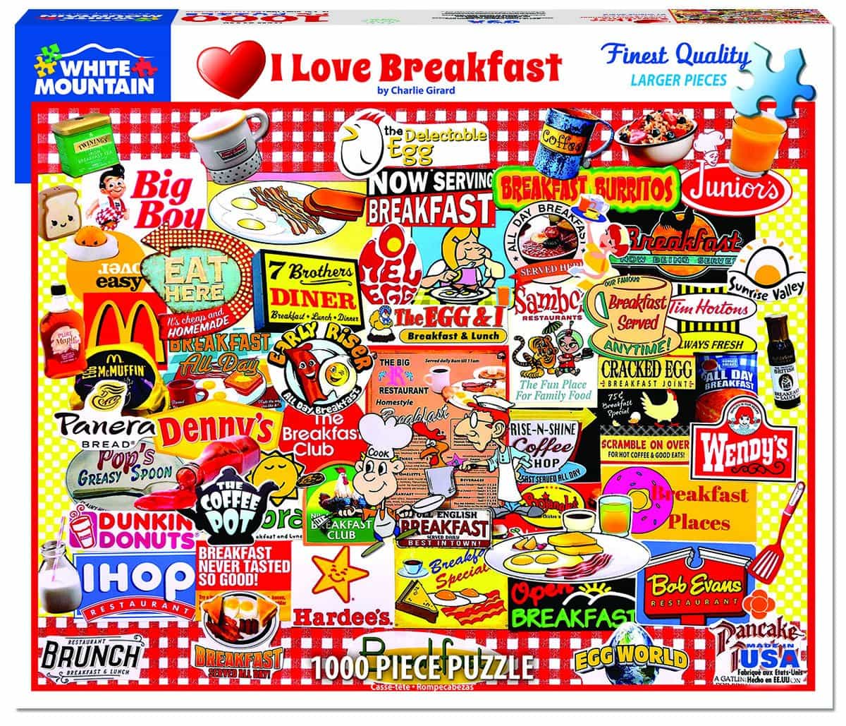 1000pc I Love Breakfast Puzzle