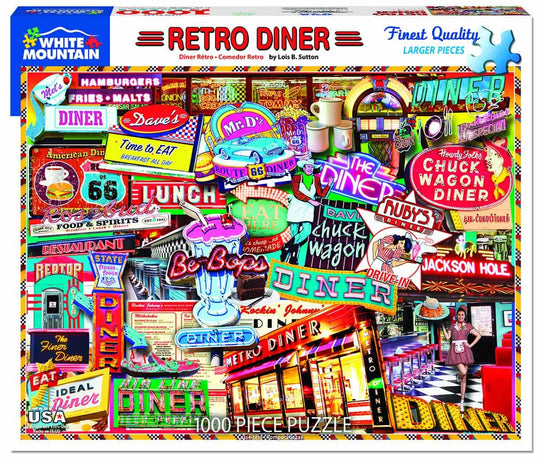1000pc Retro Diner Puzzle