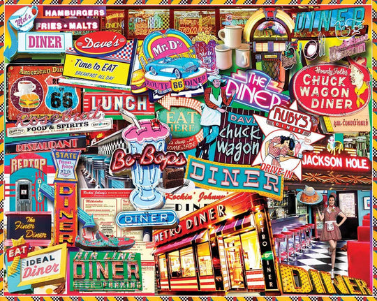1000pc Retro Diner Puzzle