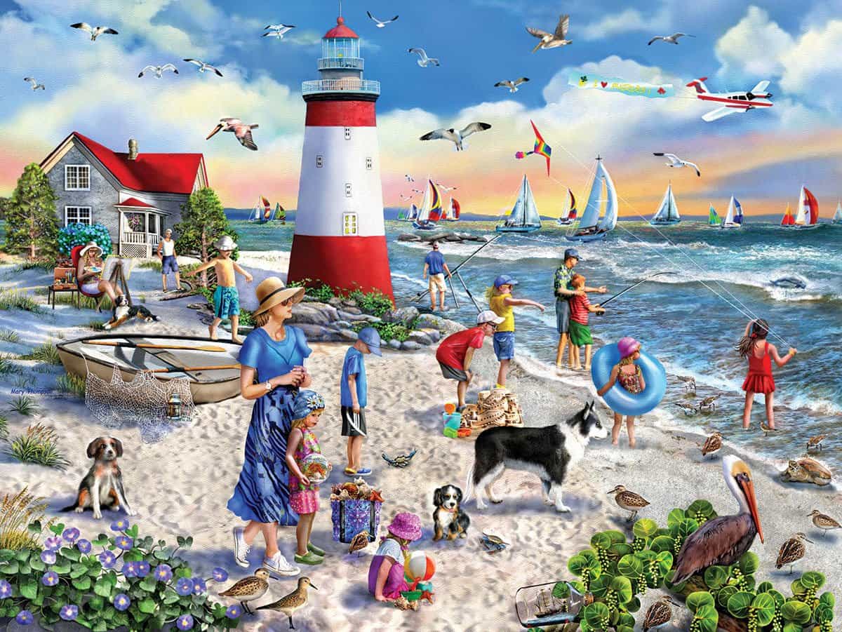 500pc Lighthouse Beach Puzzle