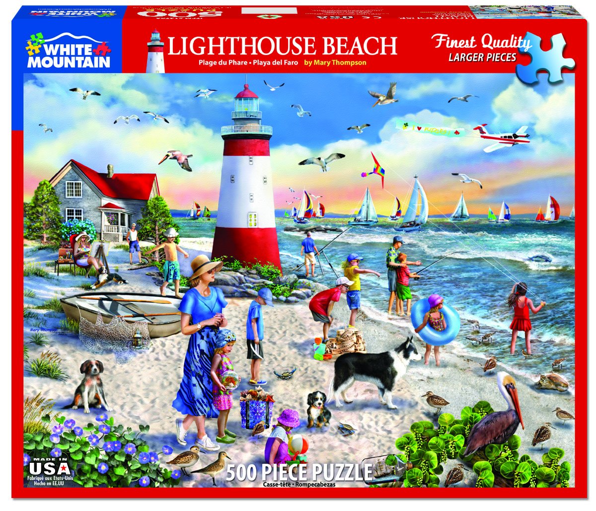 500pc Lighthouse Beach Puzzle