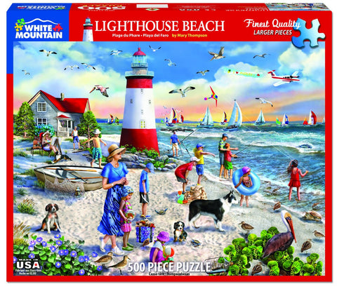 Lighthouse Beach 500pc Puzzle