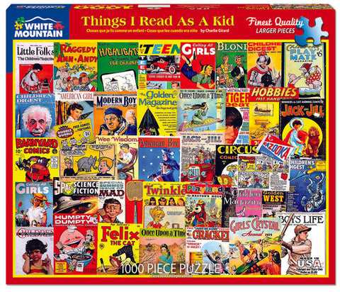 Things I Read As a Kid 1000pc Puzzle
