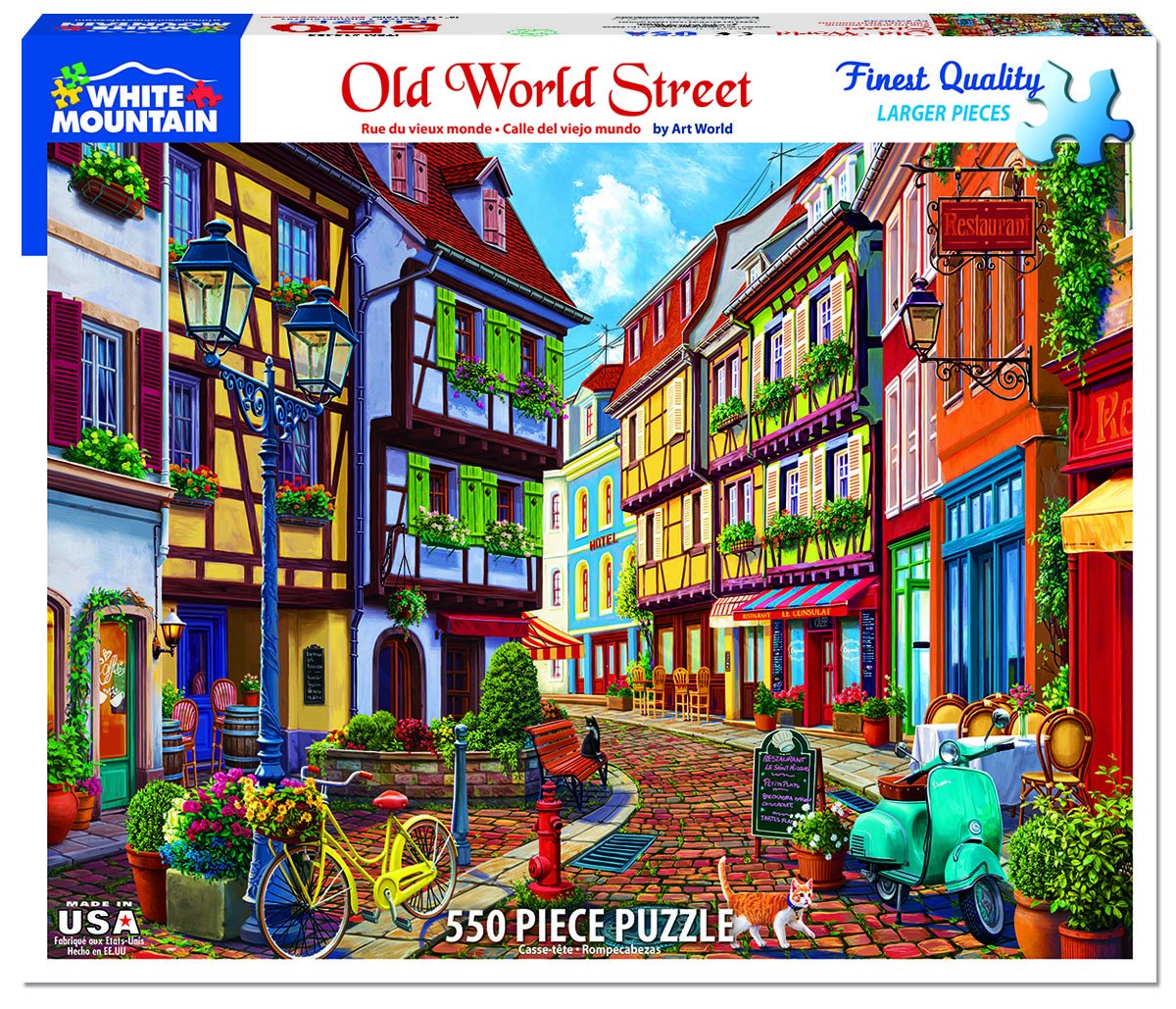 550pc Old World Street Puzzle