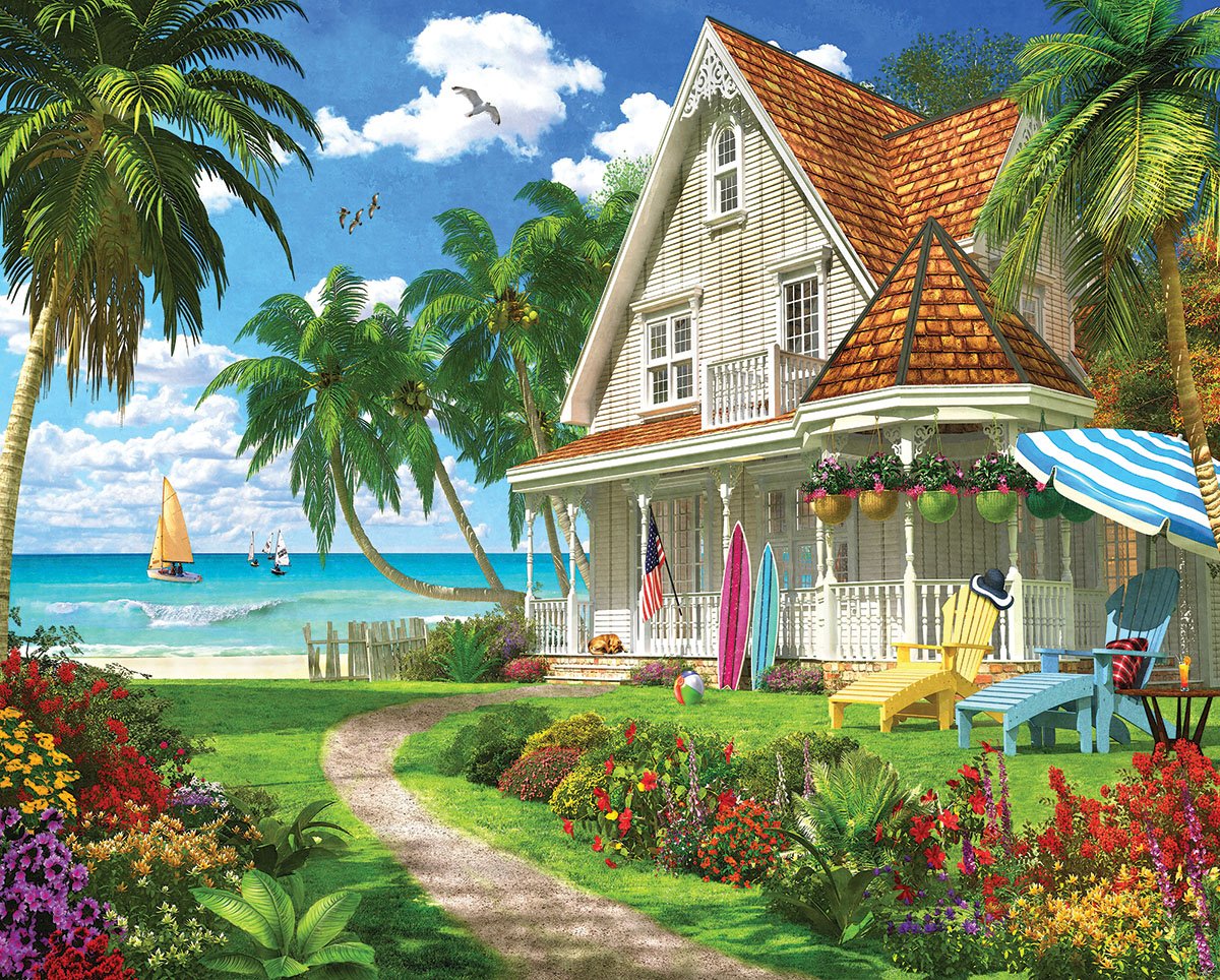 1000pc Beach House Puzzle