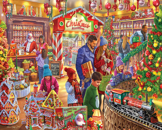 1000pc Christmas Sweetshop Puz