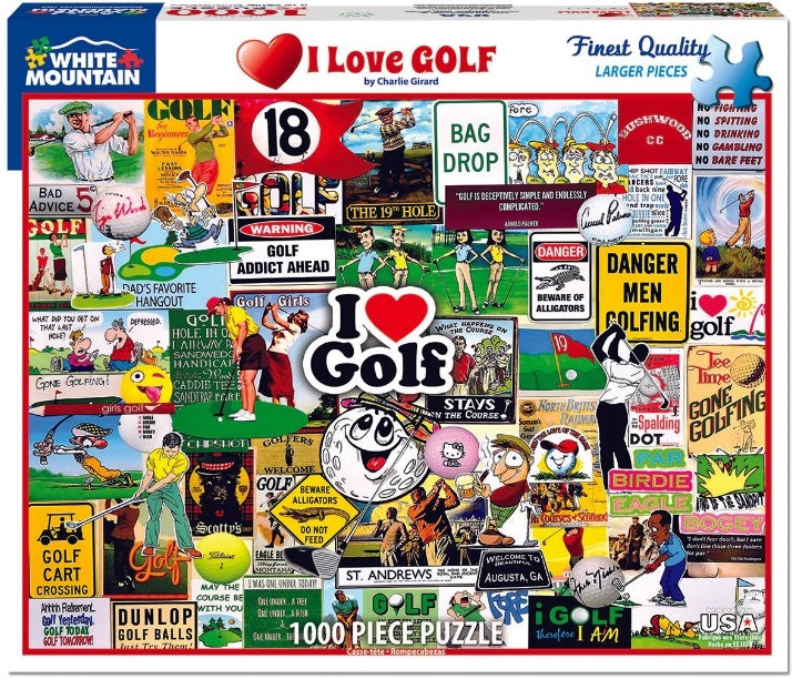 1000pc I Love Golf Puzzle
