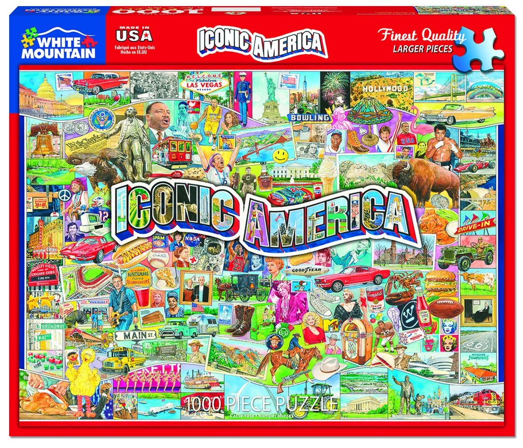 Iconic America 1000pc Puzzle – Hobby Express Inc.