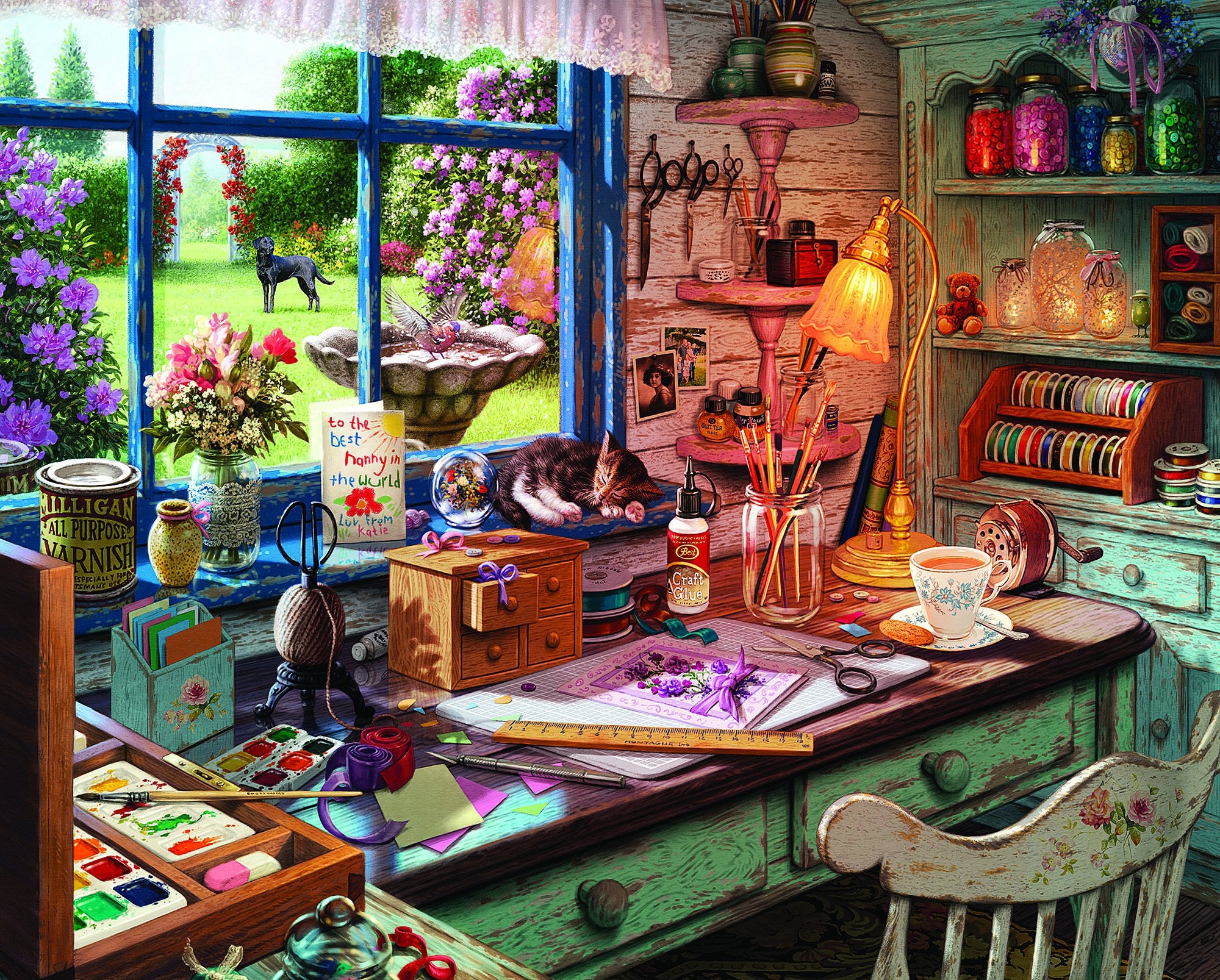 1000pc Mom's Craft Room Puzzle