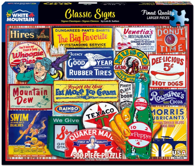 500pc Classic Signs Puzzle
