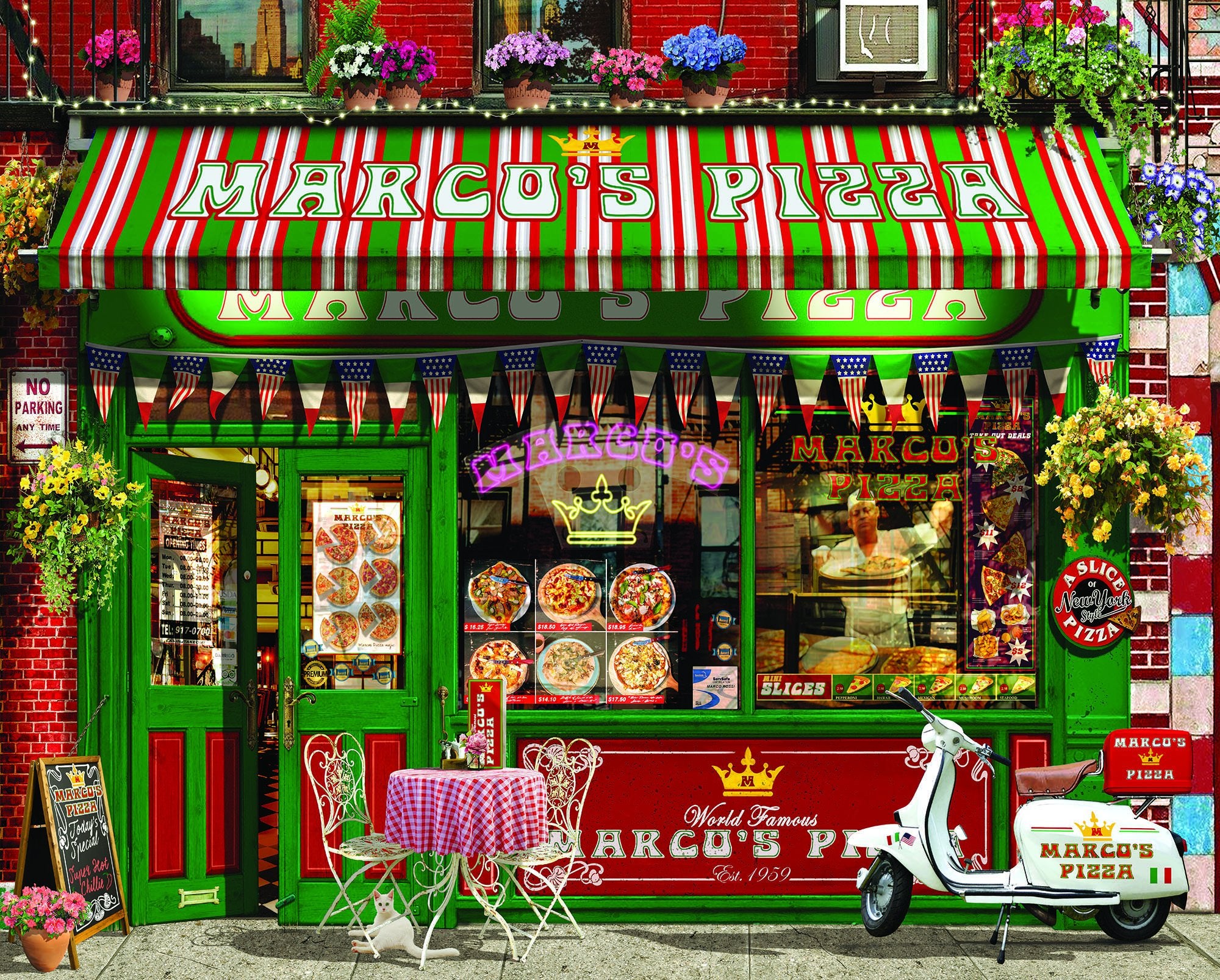 1000pc Pizza Parlor Puzzle