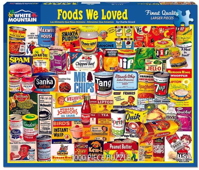1000pc Foods We Loved Puzzle