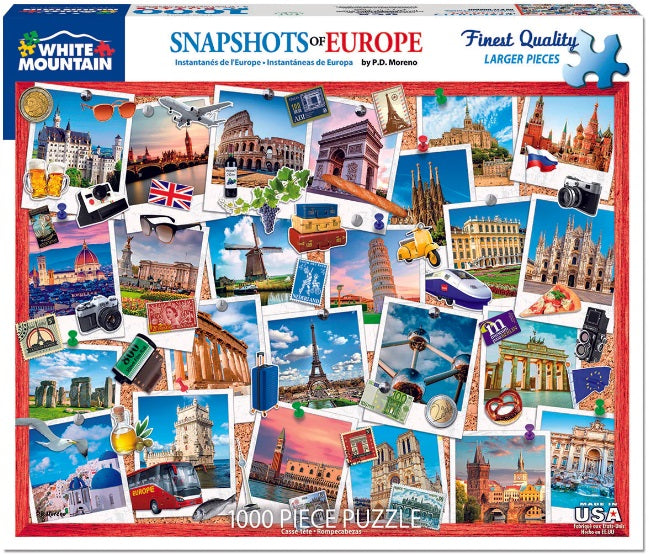 1000pc Snapshots of Europe Puz