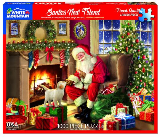 1000pc Santa's New Friend Puzz