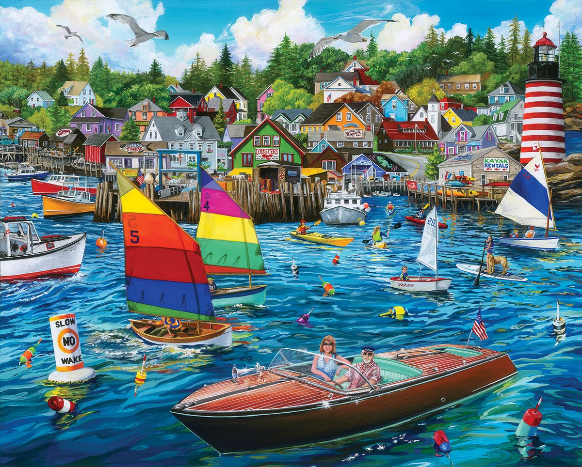 1000pc Harbor Fun Puzzle