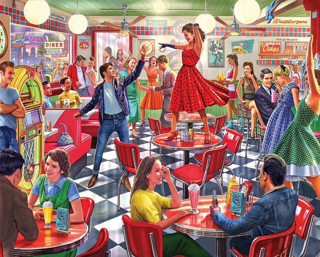 1000pc Dancing at the Diner Pu