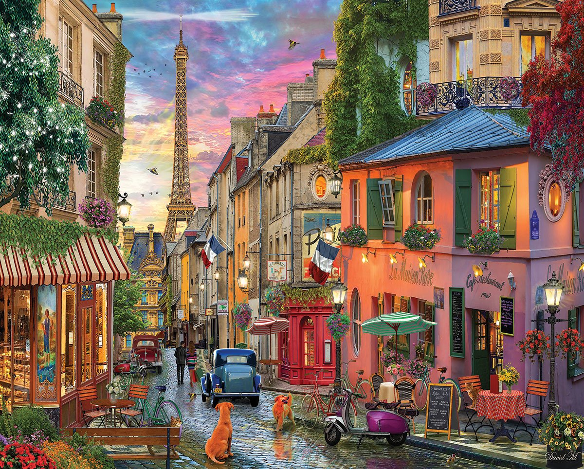 1000pc Paris Sunset Puzzle