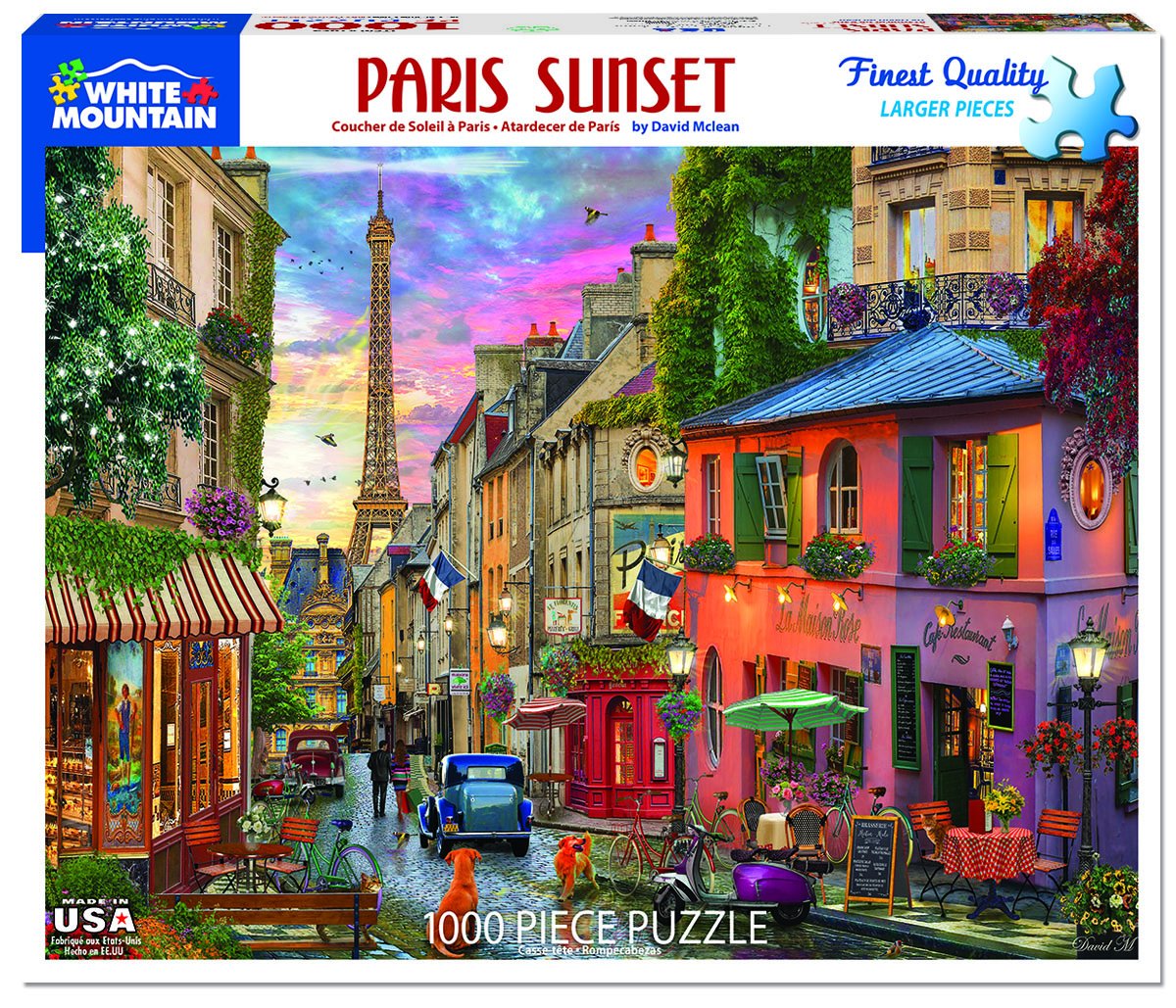 1000pc Paris Sunset Puzzle