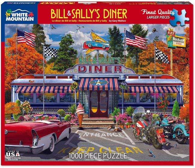 1000pc Bill & Sally's Diner Pu