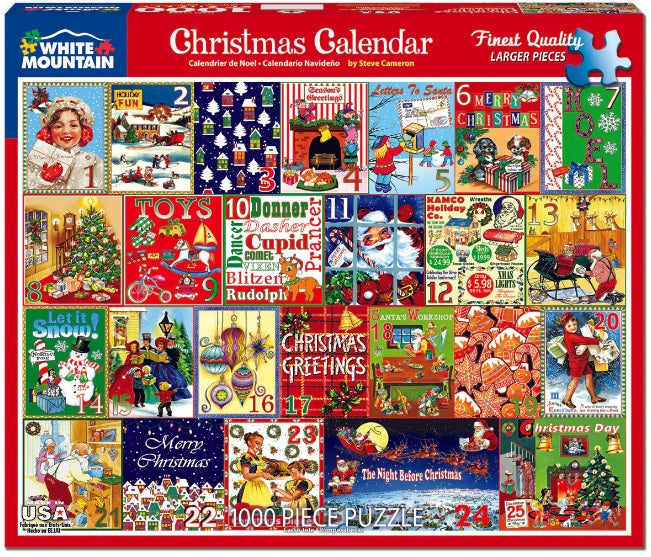 Christmas Calendar 1000pc Puzzle