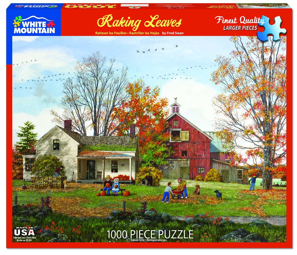 1000pc Raking Leaves Puzzle