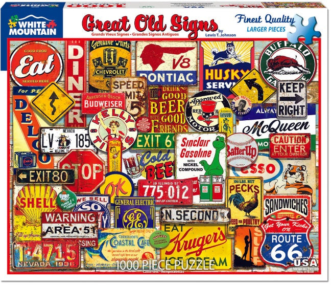 1000pc Great Old Signs Puzzle