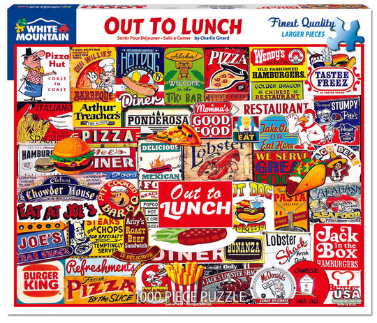 1000pc Out to Lunch Puzzle