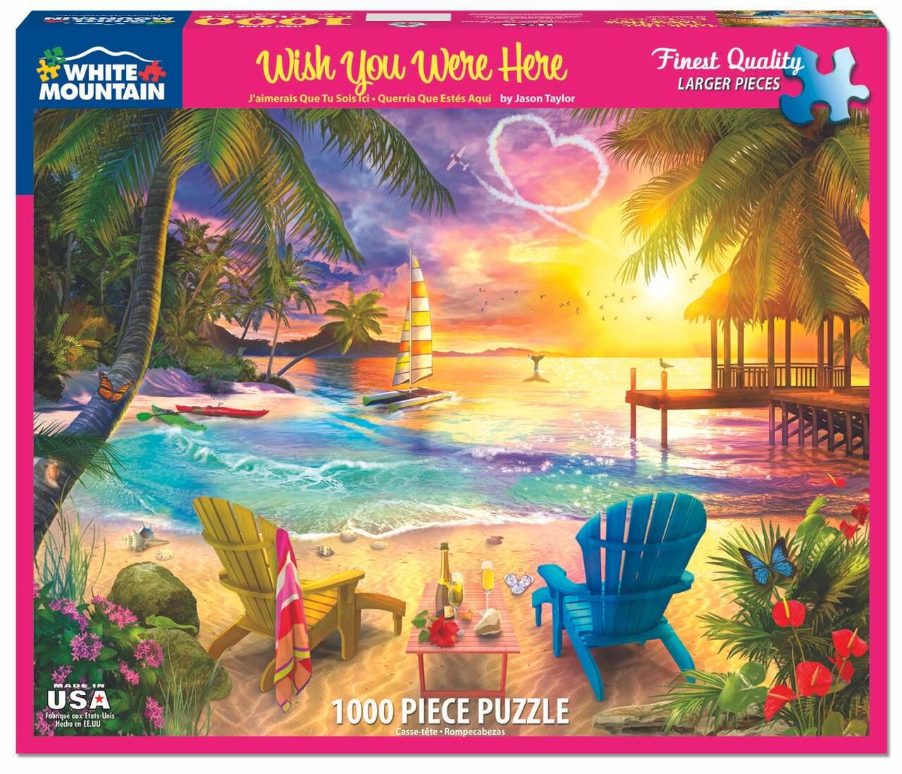 1000pc Wish You Were Here Puzz