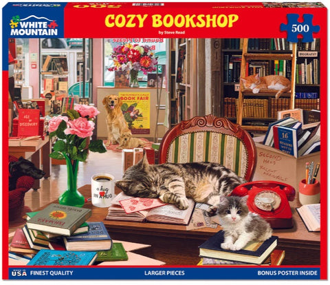Cozy Bookshop 500pc Puzzle