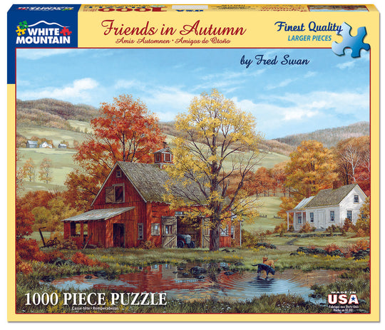1000pc Friends in Autumn Puzzl