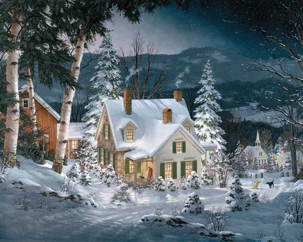 1000pc Friends in Winter Puzzl