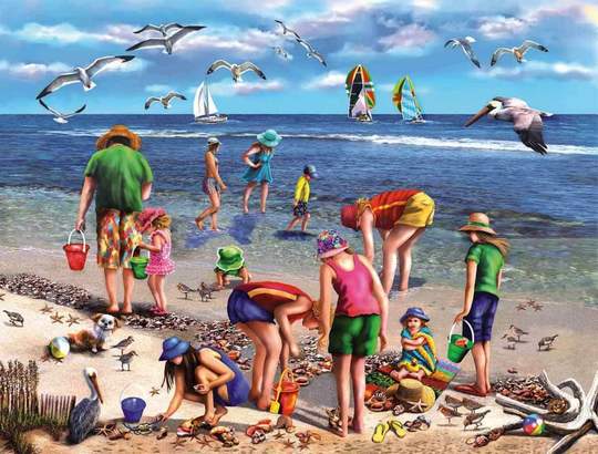 500pc Shell Seekers Puzzle