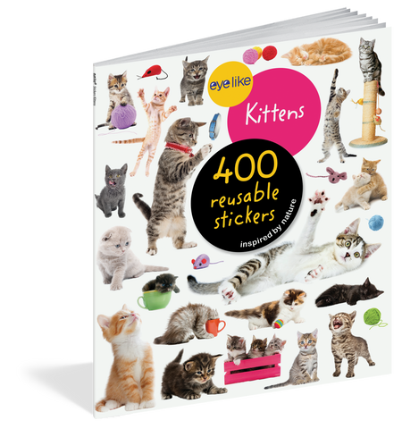 Eyelike: Kitten Reusable Stickers
