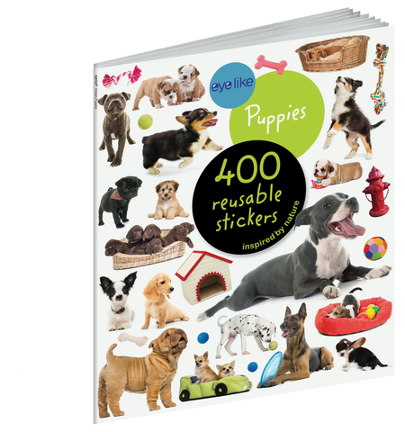 Eyelike: Puppies Reusable Stickers