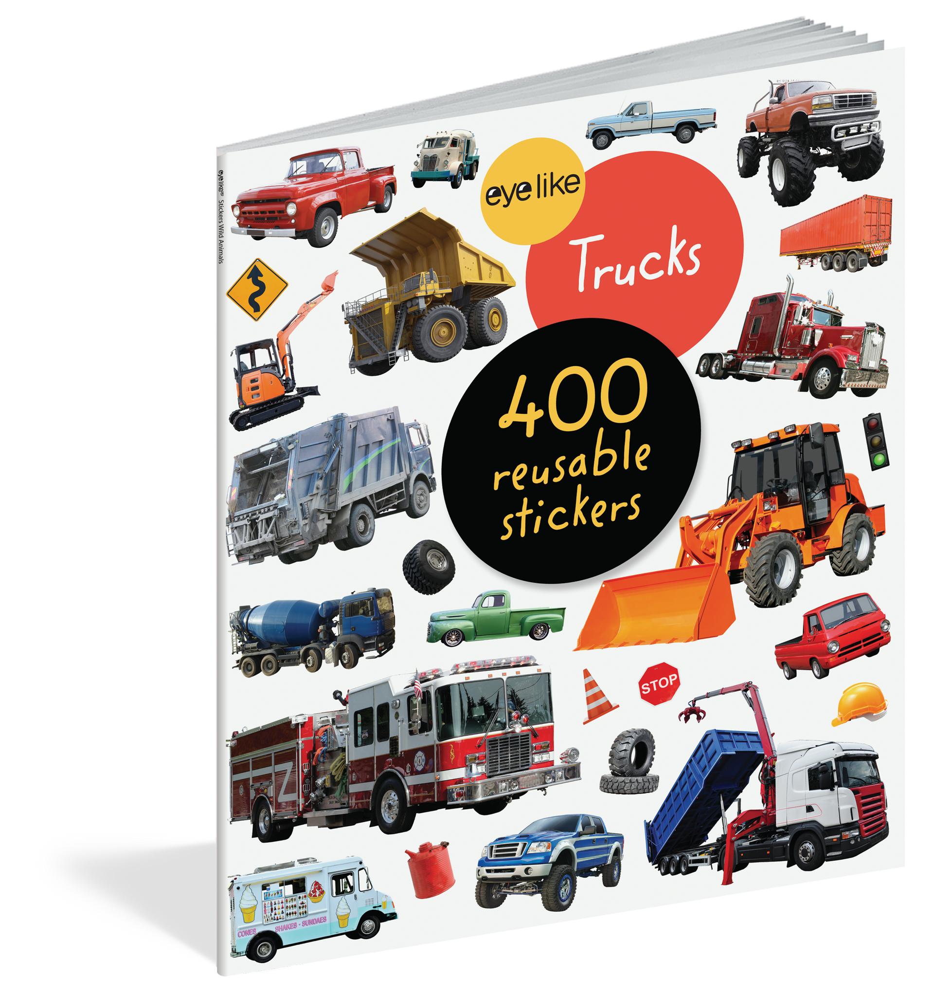 Eyelike: Trucks Reusable Stickers