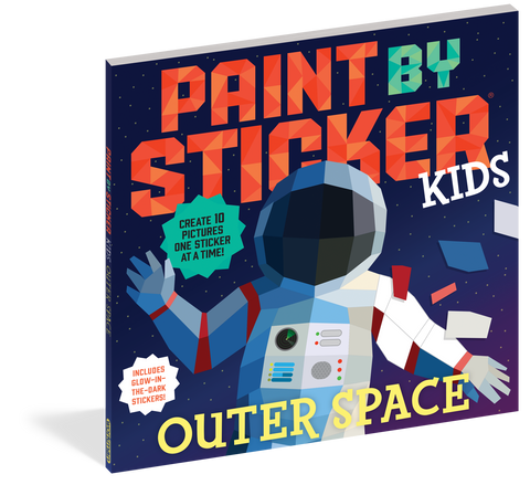 Paint By Stickers Kids Outer Space