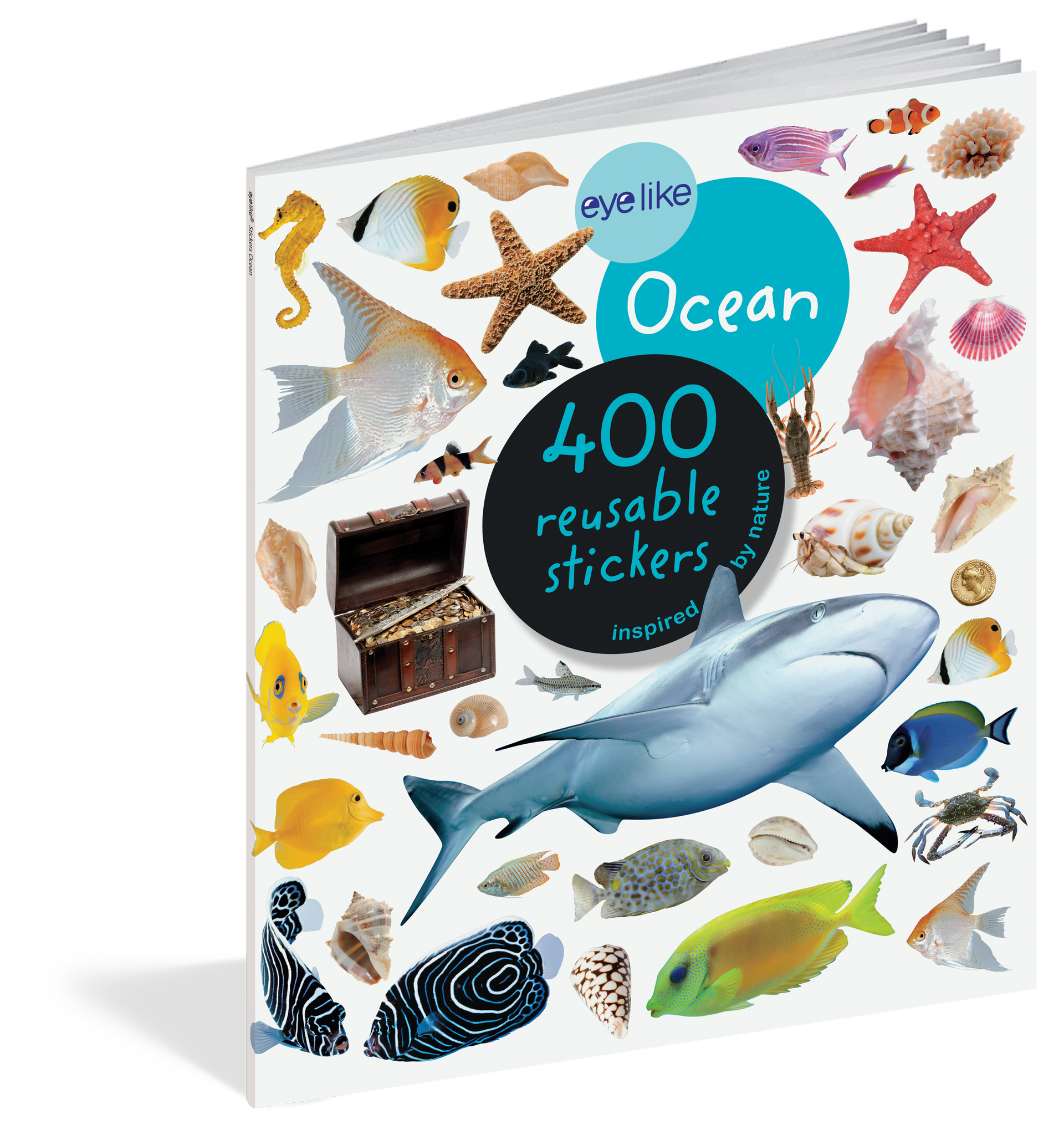 Eyelike: Ocean Reusable Stickers