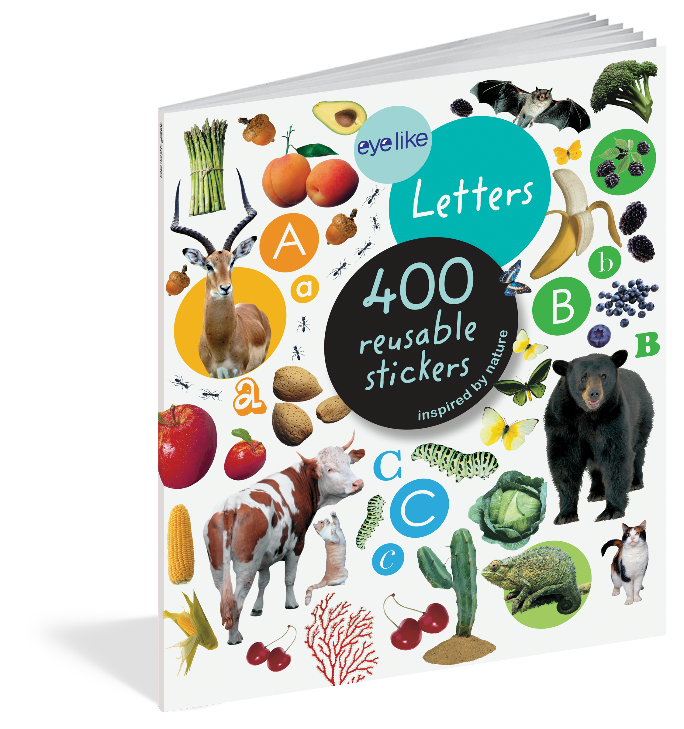 Eyelike: Letters Reusable Stickers
