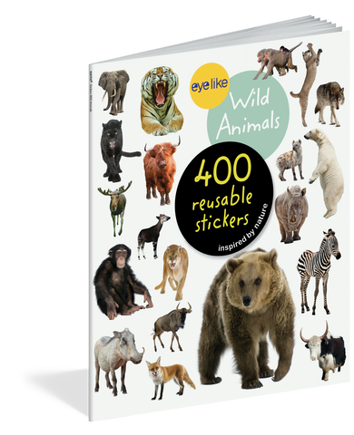 Eyelike: Wild Animals Reusable Stickers