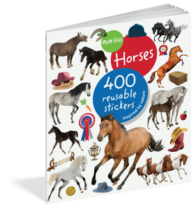 Eyelike: Horses Reusable Stickers
