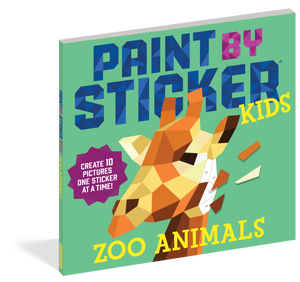 Paint By Sticker Zoo Animals