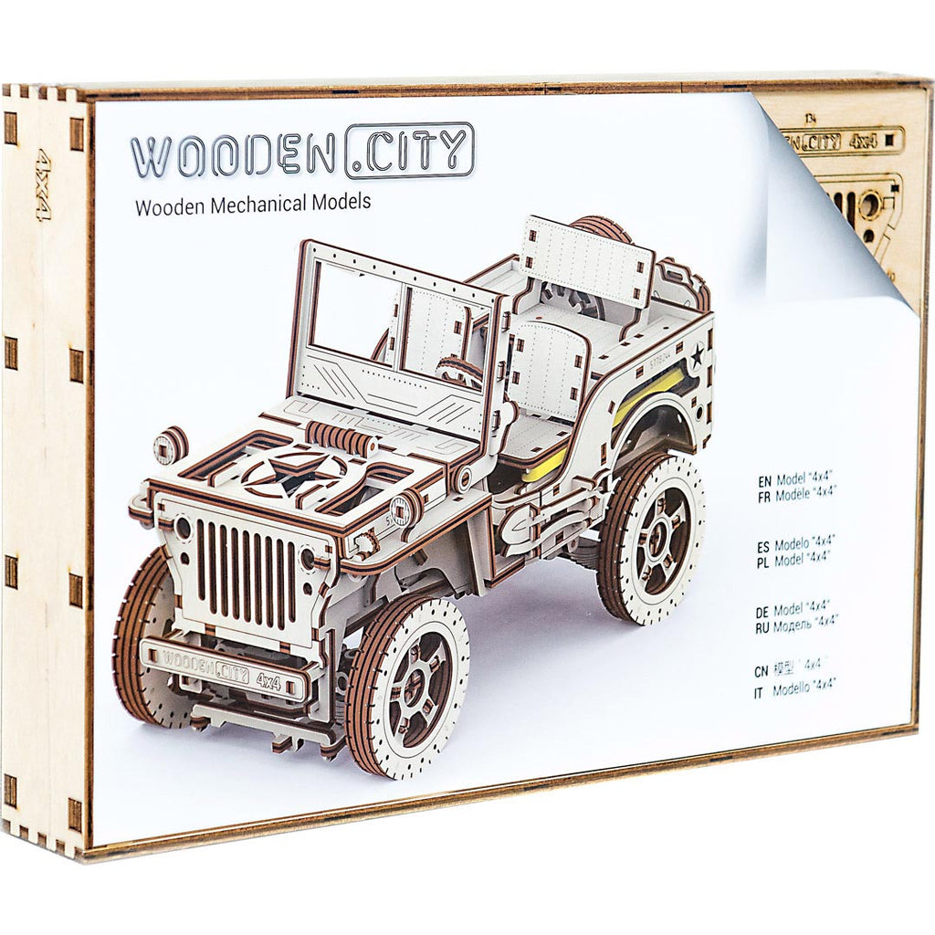 Wooden City 4x4 Laser Cut